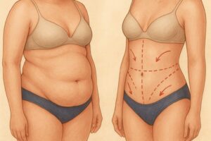 me hice una abdominoplastia y tengo barriga