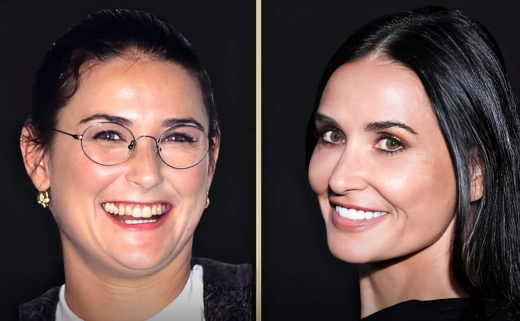 Demi Moore’s Smile Makeover--min