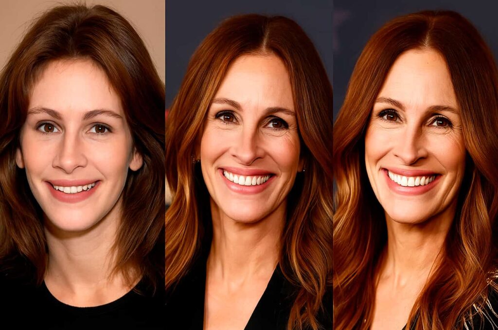 Julia Roberts’ Smile Through the Decades-min