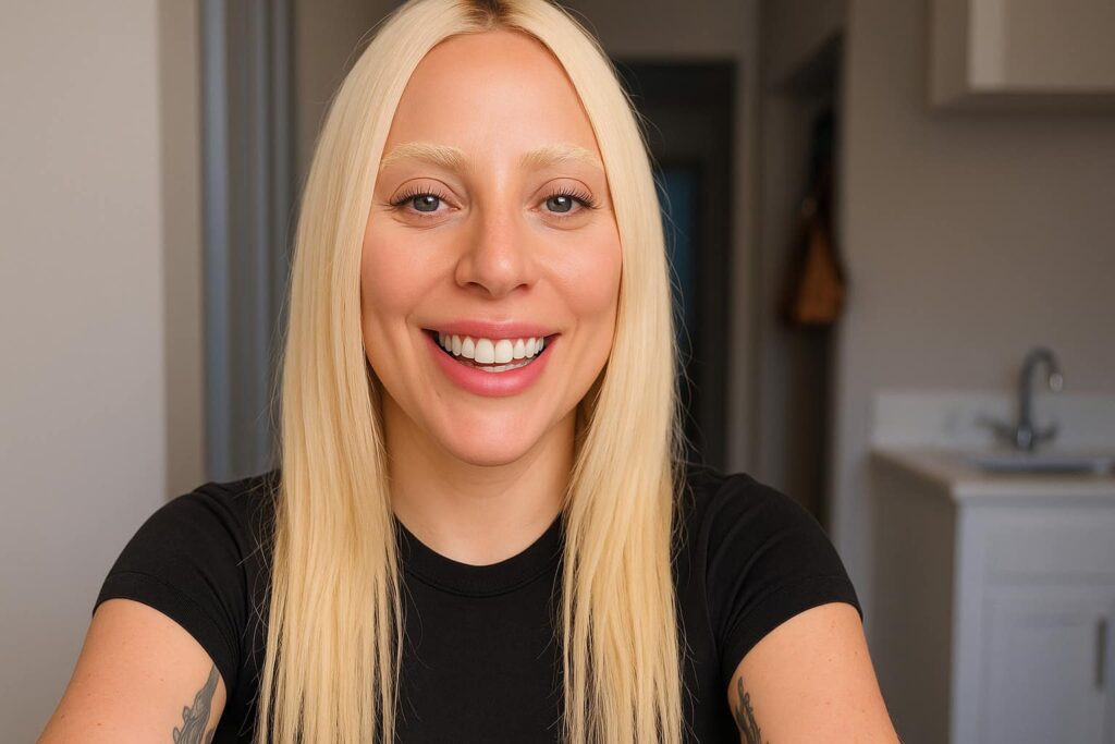 Lady Gaga’s Smile Journey Over the Years-min