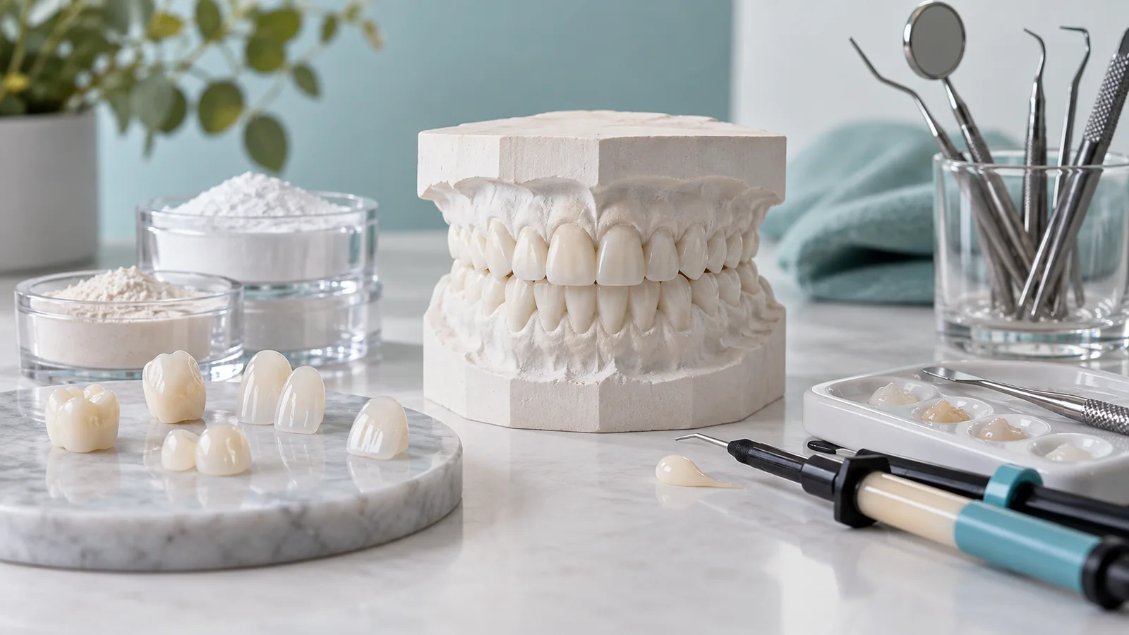 Materiales dentales y planificación de un tratamiento estético